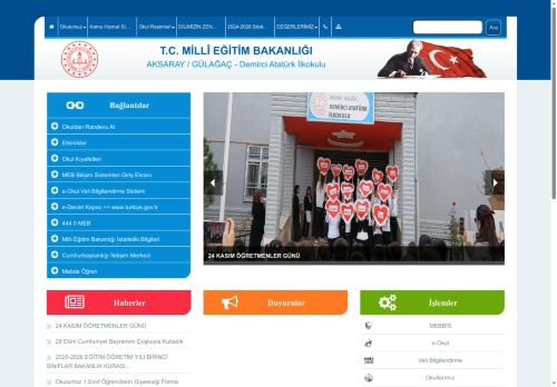 Demirci Atatürk İlkokulu - AKSARAY / GÜLAĞAÇ
