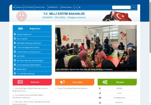 Gülağaç Anaokulu - AKSARAY / GÜLAĞAÇ