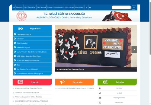 Demirci İmam Hatip Ortaokulu - AKSARAY / GÜLAĞAÇ