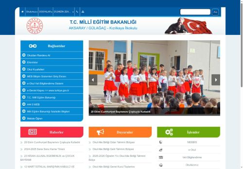 Kızılkaya İlkokulu - AKSARAY / GÜLAĞAÇ