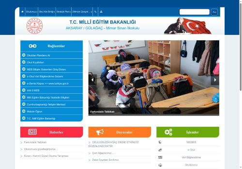 Mimar Sinan İlkokulu - AKSARAY / GÜLAĞAÇ