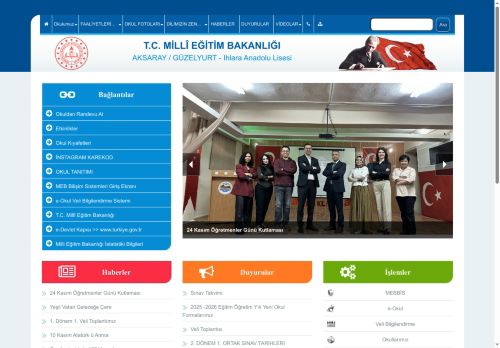 Ihlara Anadolu Lisesi - AKSARAY / GÜZELYURT