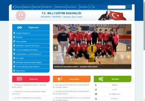 Aksaray Spor Lisesi - AKSARAY / MERKEZ