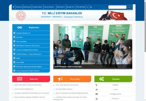 Gazipaşa Ortaokulu - AKSARAY / MERKEZ