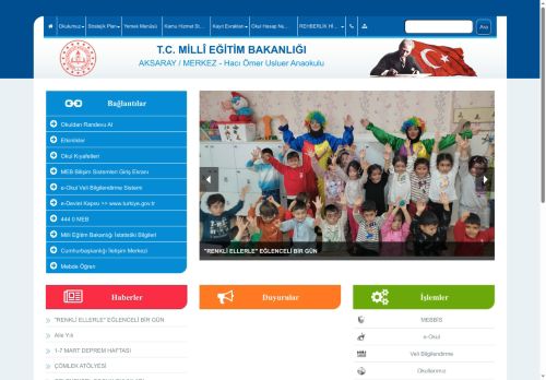 Hacı Ömer Usluer Anaokulu - AKSARAY / MERKEZ