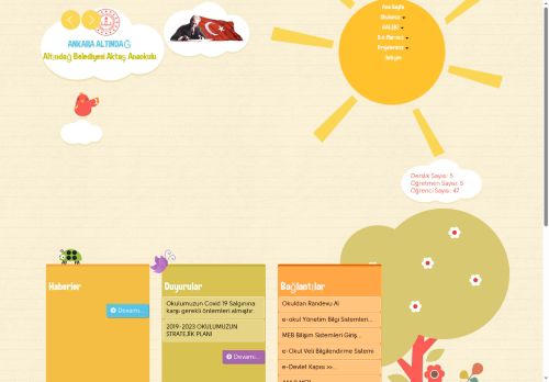 Altındağ Belediyesi Aktaş Anaokulu - ANKARA / ALTINDAĞ