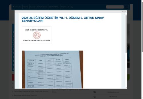 Ankara Anadolu Lisesi - ANKARA / ALTINDAĞ