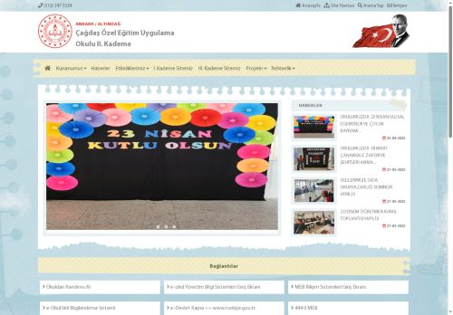 Çağdaş Özel Eğitim Uygulama Okulu II. Kademe - ANKARA / ALTINDAĞ