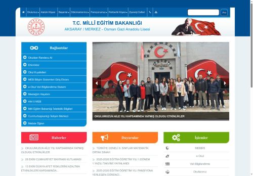 Osman Gazi Anadolu Lisesi - AKSARAY / MERKEZ