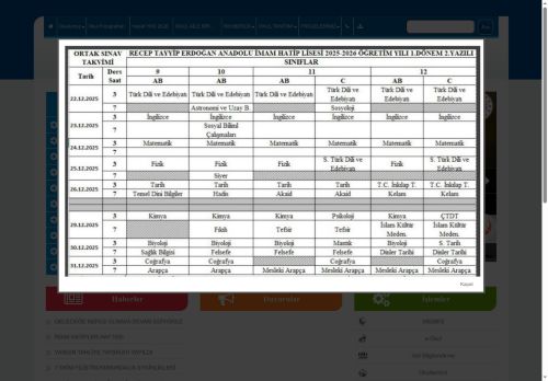Recep Tayyip Erdoğan Anadolu İmam Hatip Lisesi - AKSARAY / MERKEZ