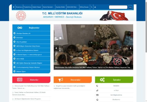 Sevinçli İlkokulu - AKSARAY / MERKEZ