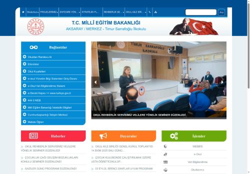 Timur Sarrafoğlu İlkokulu - AKSARAY / MERKEZ