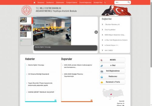 Yeşiltepe Atatürk İlkokulu - AKSARAY / MERKEZ