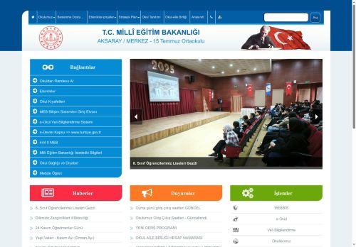 15 Temmuz Ortaokulu - AKSARAY / MERKEZ