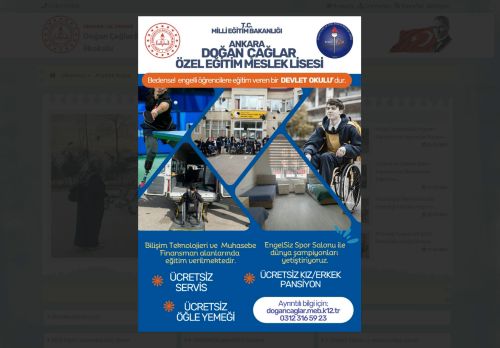 Doğan Çağlar Bedensel Engelliler İlkokulu - ANKARA / ALTINDAĞ