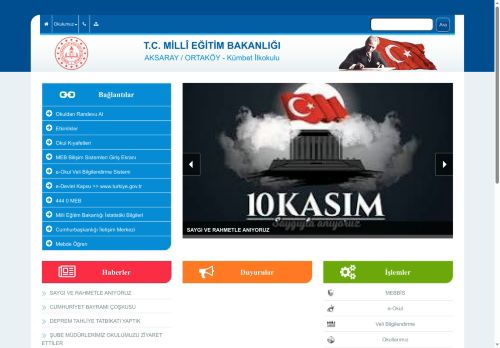 Kümbet İlkokulu - AKSARAY / ORTAKÖY