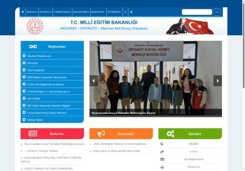 Mehmet Akif Ersoy Ortaokulu - AKSARAY / ORTAKÖY