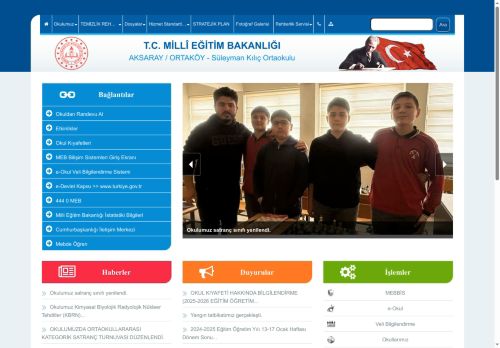 Süleyman Kılıç Ortaokulu - AKSARAY / ORTAKÖY