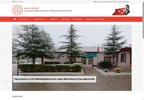 Sarıyahşi Öğretmenevi ve Akşam Sanat Okulu - AKSARAY / SARIYAHŞİ