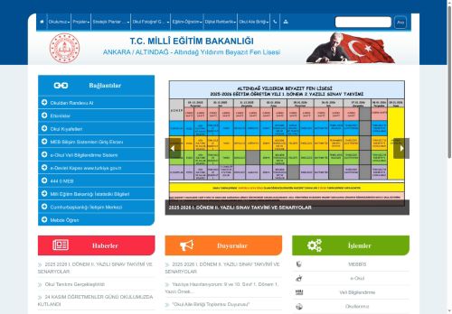 Altındağ Yıldırım Beyazıt Fen Lisesi - ANKARA / ALTINDAĞ