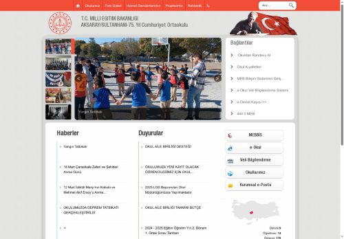 75. Yıl Cumhuriyet Ortaokulu - AKSARAY / SULTANHANI