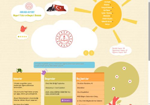 Akyurt Yıldırım Beyazıt İlkokulu - ANKARA / AKYURT