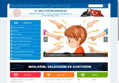 Prof. Dr. Nusret Fişek Mesleki ve Teknik Anadolu Lisesi - ANKARA / AKYURT