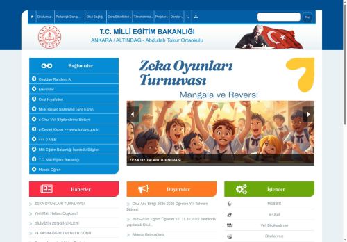 Abdullah Tokur Ortaokulu - ANKARA / ALTINDAĞ