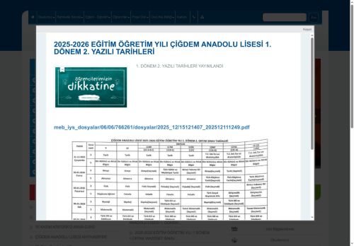 Çiğdem Anadolu Lisesi - ANKARA / ÇANKAYA