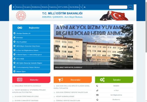 Avni Akyol İlkokulu - ANKARA / ÇANKAYA