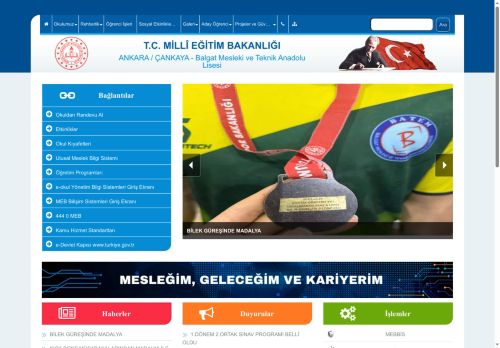 Balgat Mesleki ve Teknik Anadolu Lisesi - ANKARA / ÇANKAYA