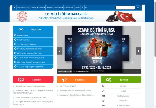 Çankaya Halk Eğitimi Merkezi - ANKARA / ÇANKAYA