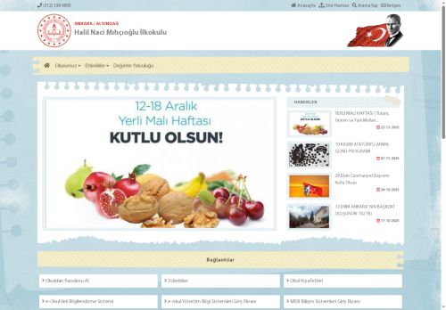 Halil Naci Mıhçıoğlu İlkokulu - ANKARA / ALTINDAĞ