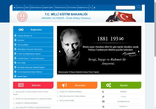 Örnek Atıfbey Ortaokulu - ANKARA / ALTINDAĞ