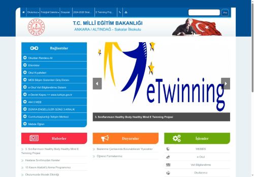 Sakalar İlkokulu - ANKARA / ALTINDAĞ