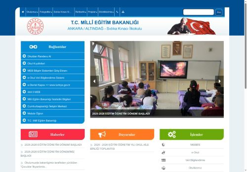 Sıdıka Kınacı İlkokulu - ANKARA / ALTINDAĞ