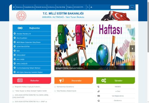 Yeni Turan İlkokulu - ANKARA / ALTINDAĞ