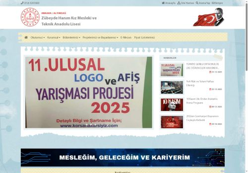 Zübeyde Hanım Kız Mesleki ve Teknik Anadolu Lisesi - ANKARA / ALTINDAĞ