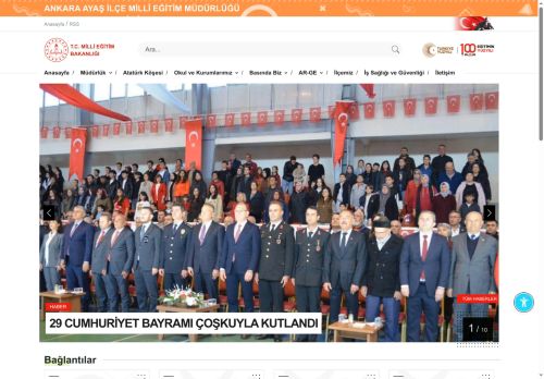 AYAŞ İLÇE MİLLÎ EĞİTİM MÜDÜRLÜĞÜ - MEB ANKARA