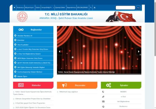 Şehit Rıdvan Süer Anadolu Lisesi - ANKARA / AYAŞ