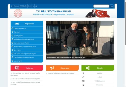 Akşemseddin Ortaokulu - ANKARA / BEYPAZARI