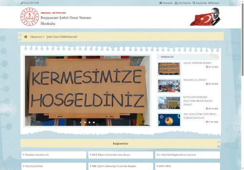 Beypazarı Şehit Onur Yaman İlkokulu - ANKARA / BEYPAZARI