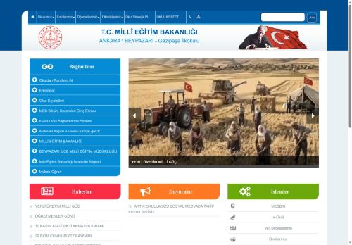 Gazipaşa İlkokulu - ANKARA / BEYPAZARI