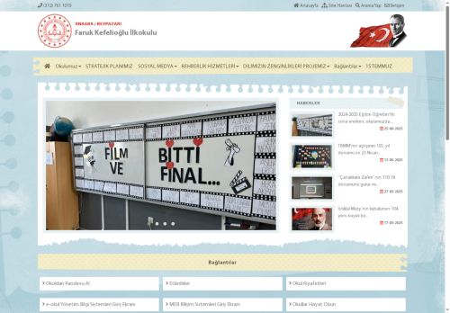 Faruk Kefelioğlu İlkokulu - ANKARA / BEYPAZARI
