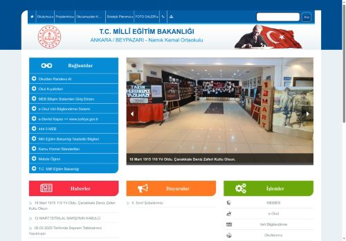 Namık Kemal Ortaokulu - ANKARA / BEYPAZARI