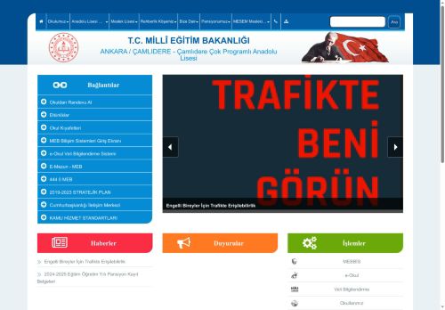 Çamlıdere Çok Programlı Anadolu Lisesi - ANKARA / ÇAMLIDERE