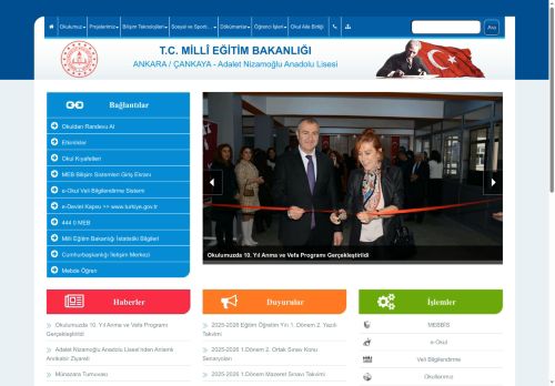 Adalet Nizamoğlu Anadolu Lisesi - ANKARA / ÇANKAYA