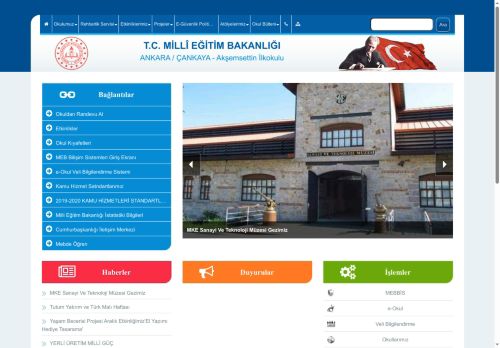 Akşemsettin İlkokulu - ANKARA / ÇANKAYA