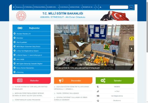 Ahi Evran Ortaokulu - ANKARA / ETİMESGUT