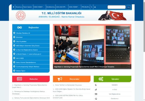 Namık Kemal Ortaokulu - ANKARA / ELMADAĞ